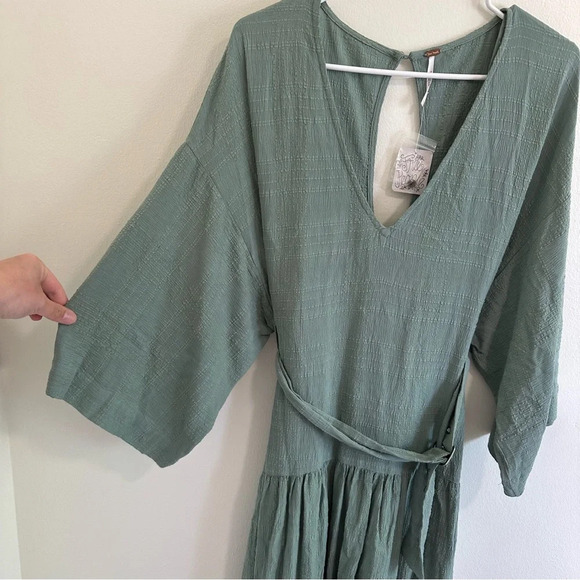 Free People Ellie Maxi Dress NWT small Boho Prairie Cottagecore - Picture 6 of 6